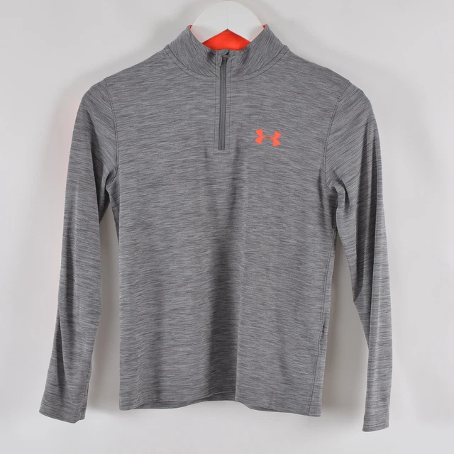 Under Armour Donna Abbigliamento Sportivo Grigio Medio Larga Fit Lungo Maniche