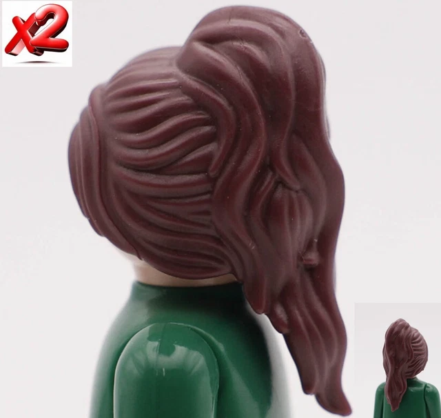 Lot De 2 Têtes Playmobil Avec Perruques Blondes Et Grises - Pièces Détachées Occasion - Thème Cuisinier