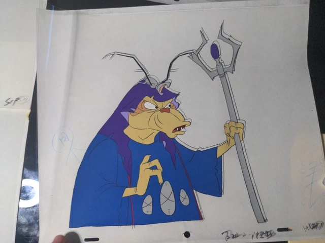 EWOKS animation cels BACKGROUND production art  Star Wars Action Figures  I8 3