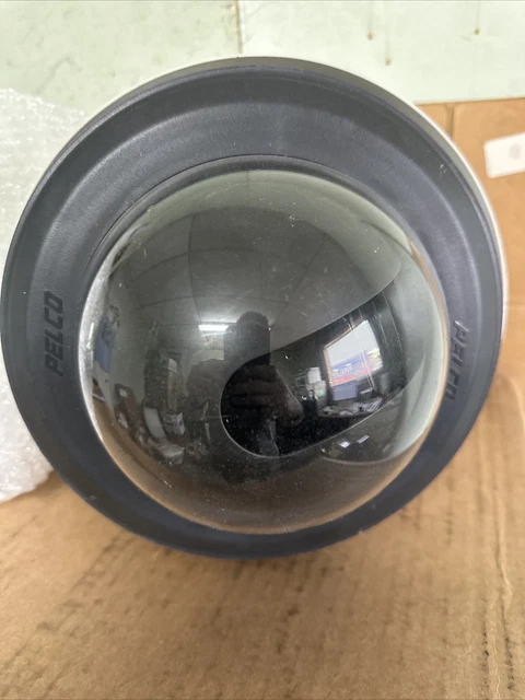 Large Pelco Camera W Cover Used For Parts Untested #2