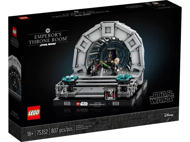 LEGO Star Wars 75352 - Diorama de la salle du trône de l’Empereur - Neuf/scellé!