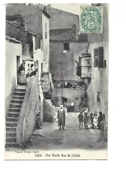 20  Calvi  Une Vieille Rue De Calello