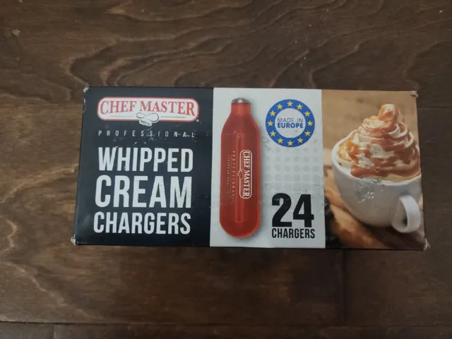 Chef-Master (90061) Box of 24 - Chargers For Whip Cream Dispenser