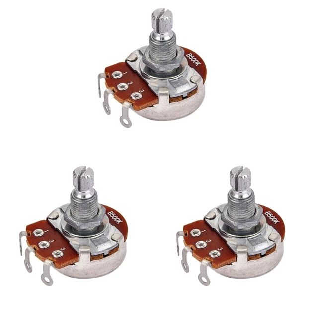 3 pcs Chitarra elettrica Potenziometro Cts Potenziometro Potenziometro digitale