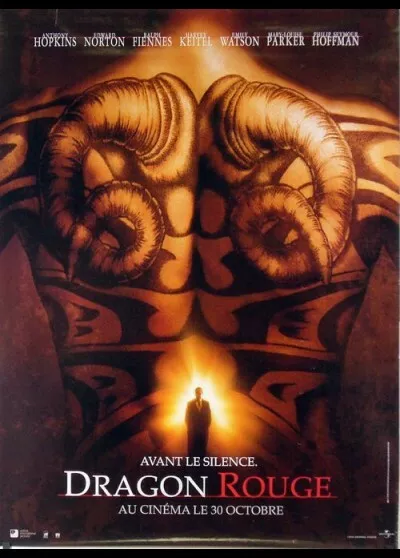 affiche du film DRAGON ROUGE 120x160 cm