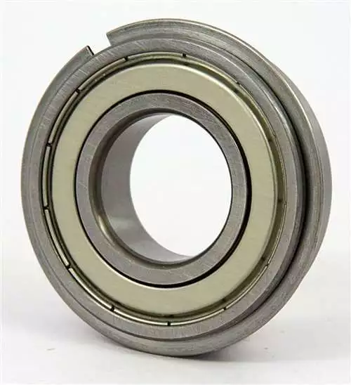 Ball Bearing 6201 2ZNR c/w Groove & Snap Ring 12mm x 32mm x 10mm