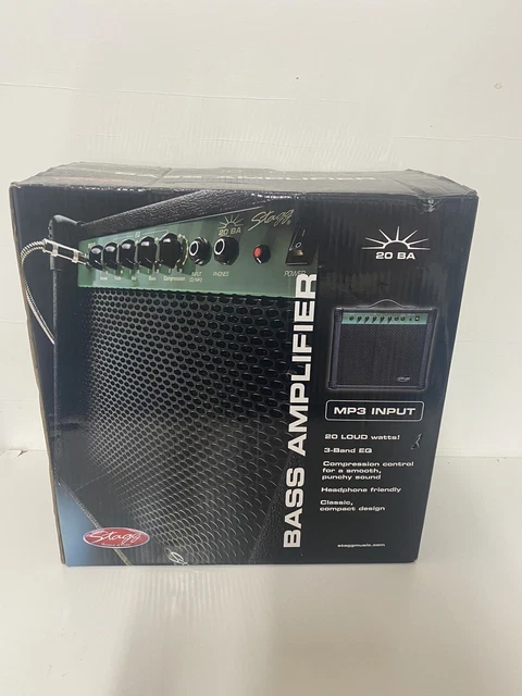 STAGG 20 WATT Bass Guitar Amplifier 20BA New Unused £150.00 - PicClick UK