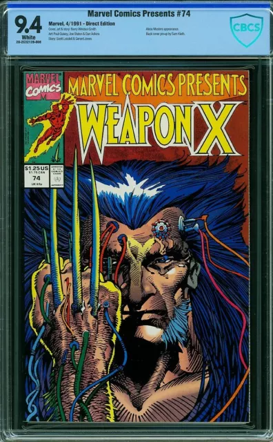 Wolverine- Marvel Comics Presents #74 CBCS 9.4 NM Weapon X Chapter 2