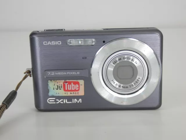 Casio Exilim Compact Digital Photo Camera EX-Z12 7.2MP Not Tested
