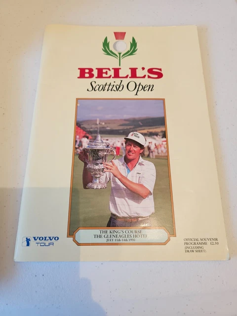 Scottish Open Golf Programme 1990. Good condition.