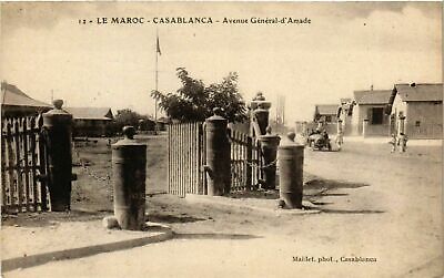 CPA AK Casablanca - Avenue General-d'Amasde MAROC (963439)