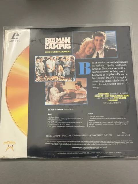 Big Man on Campus Englisch Ton NL Text PAL Laserdisc 2