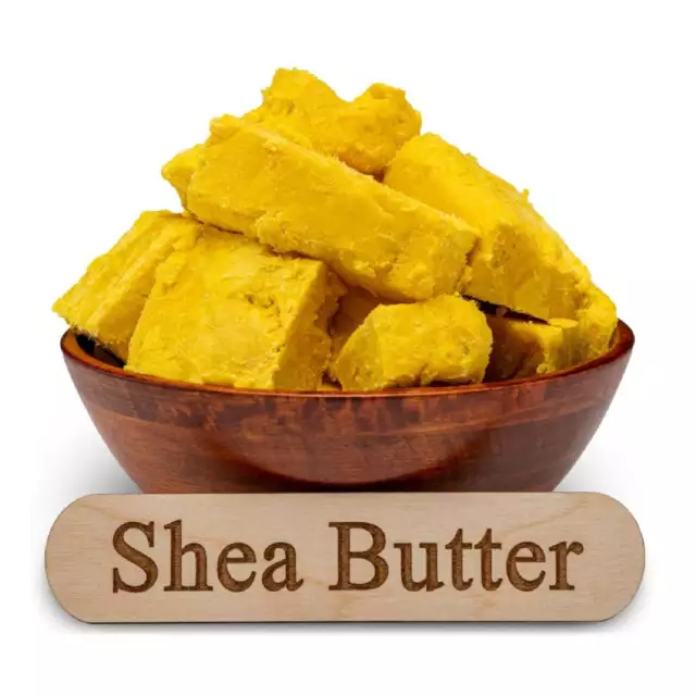 Organic Unrefined Shea Butter Natural 100% Raw Pure Yellow Ghana 1KG