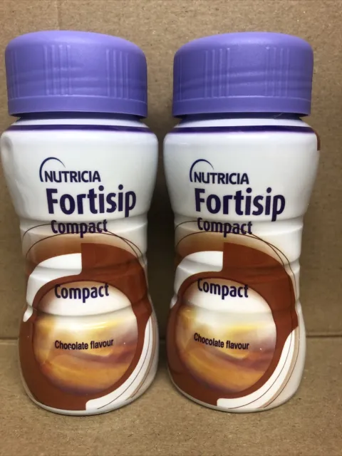 24x Nutricia Fortisip compact CHOCOLATE Flavour 125ml