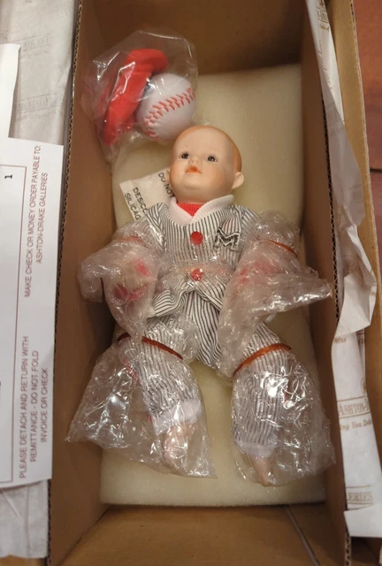 "Michael" Porcelain Doll Ashton Drake  Mini-Doll Mib