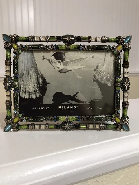 MILANO SERIES GORGEOUS FRAME 3.5 x 5 IN WITH CRYSTALS