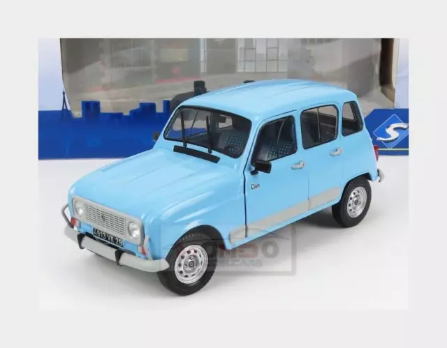 1:18 SOLIDO Renault R4 Gtl Clan Jacinthe 1978 Light Blue SL1800103