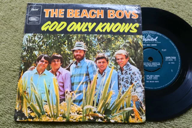 The Beach Boys – God Only Knows 7″ – Exc+ Uk 1966 Pic Sleeve