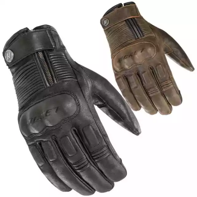 Joe Rocket Briton Mens Leather Street Riding Hog Bike Motorcycle Gloves