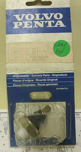 Volvo Penta Genuine Parts Pressure Switch p/n 1324750-7 (*346EB)