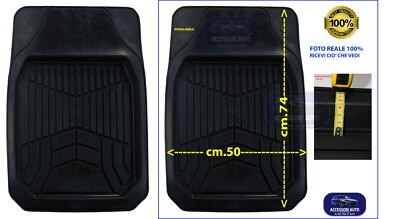 Cora Coppia tappeti posteriori GOMMA RUBBERFIT universali Cora FIT BACK 134005 