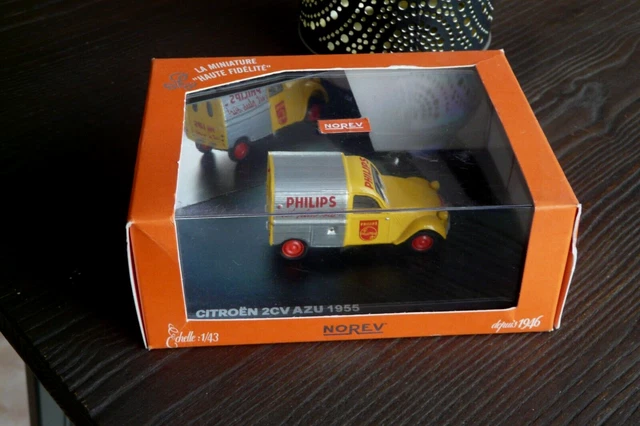 Norev 1/43 Citroën 2CV AZU 1955 Shell – Miniature Neuve Déstockage