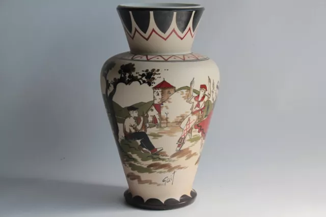 Vase grès d'Art Basque Gaïtaud (64454)