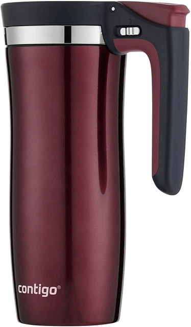 Contigo Handled AUTOSEAL Vacuum-Insulated Stainless Steel Travel Mug with Easy-C