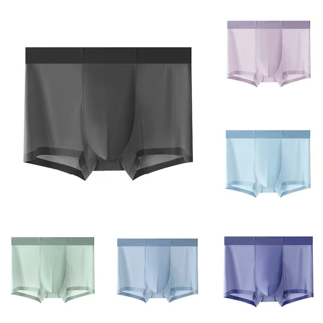 Slip Homme NJUDE Sans Couture - Soie Glacée Ultra Confy - Taille Basse Anti-Transpiration