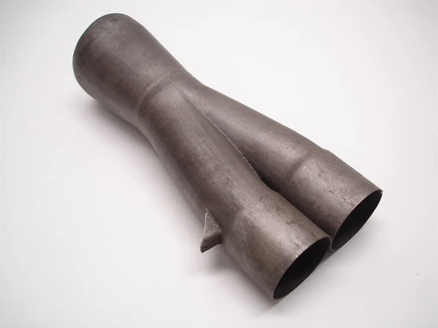 NASCAR STAINLESS STEEL HEADER TRI-Y EXHAUST COLLECTOR DUAL 2.250" x 3.5" x11.75"