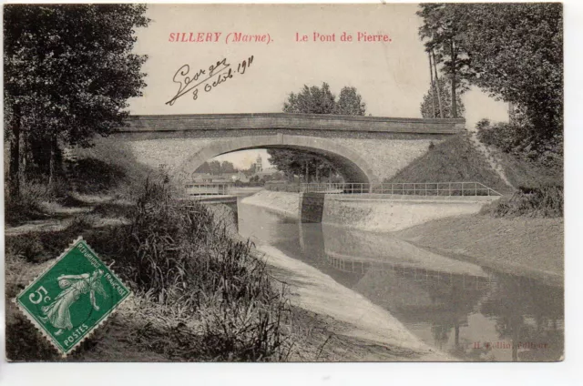 SILLERY - Marne - CPA 51 - le pont de Pierre