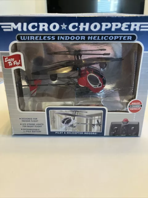 Micro Chopper Wireless Indoor Helicopter New in Box