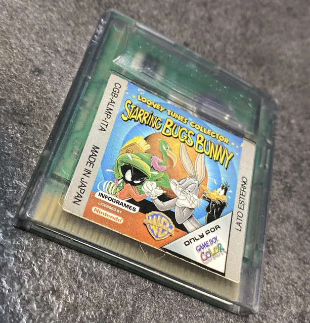 LOONEY TUNES COLLECTOR Starring Bugs Bunny Gameboy Color Gbc Advance ...