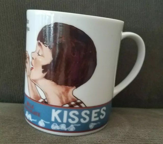 Vintage Hershey's Kisses Coffee Mug Collector's Cup "A Kiss for You" 1979 Mint