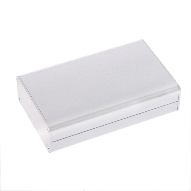 Aluminum PCB Instrument Box Enclosure Electronic Project Case Panels Screws DIY