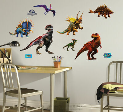 Jurassic World Hybrid Dinosaur Wall Stickers Kids Nursery Decor Vinyl Decal Gift