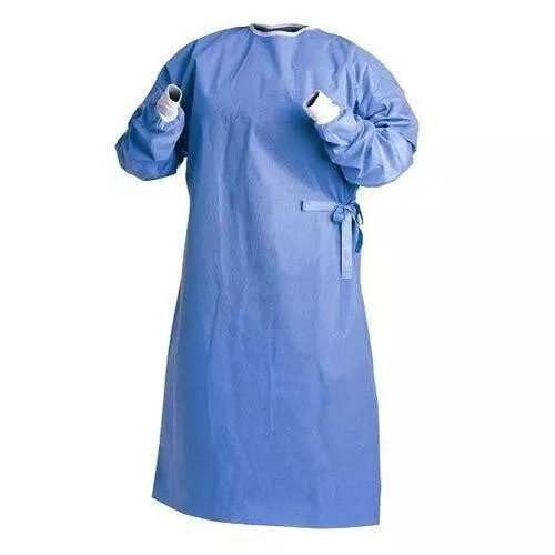 Surgeon's Gowns Sterile Medical 40GSM Disposable Wrap-Around Unisex - 1 pc