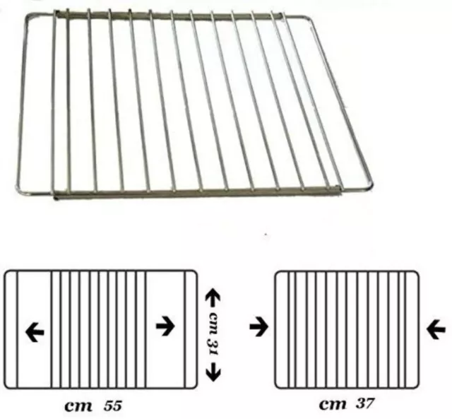 Rejilla Universal Horno Extensible 310X390Mm Hasta 560Mm