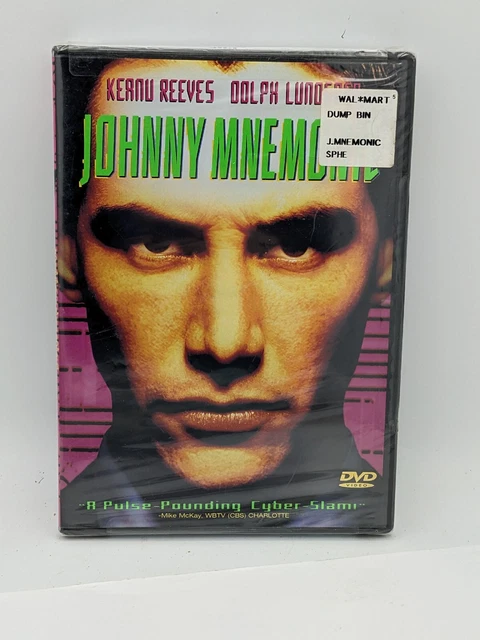 DVD Johnny Mnemonics R Keanu Reeves Full Screen 98 Min TriStar SCI-FI SEALED