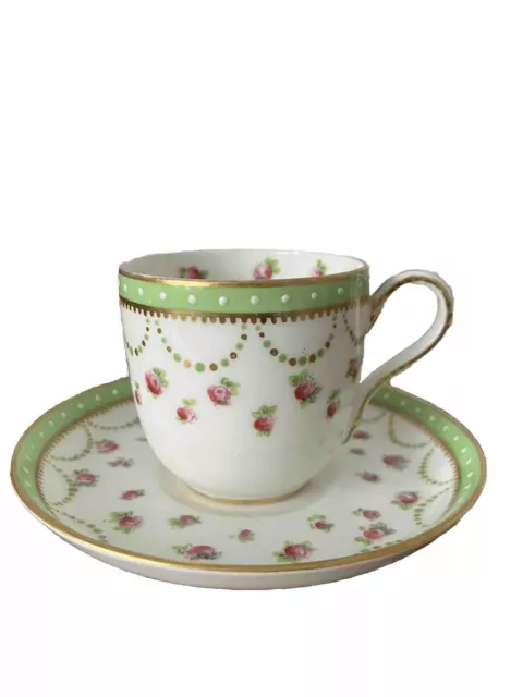 George Jones Crescent China Coffee Cup And Saucer