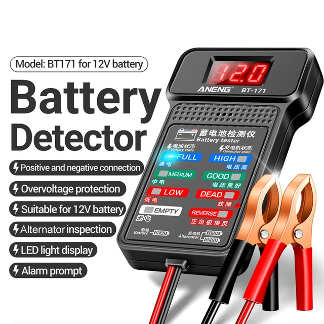 Car Battery Tester Analyzer 12v Car Auto Battery 100-2000CCA Load Tester