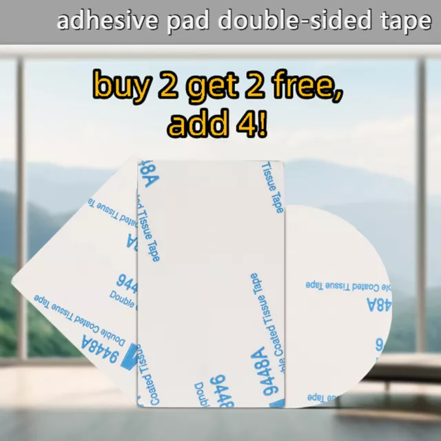 10 Pack 3M Sticky Pads Double Sided Strong VHB Foam Adhesive Mounting Pad Oblong