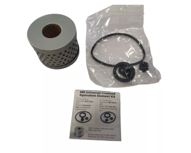 EOGB Replacement Oil Filter Element + Gaskets F02-F136 Crosland Crossland 489 3