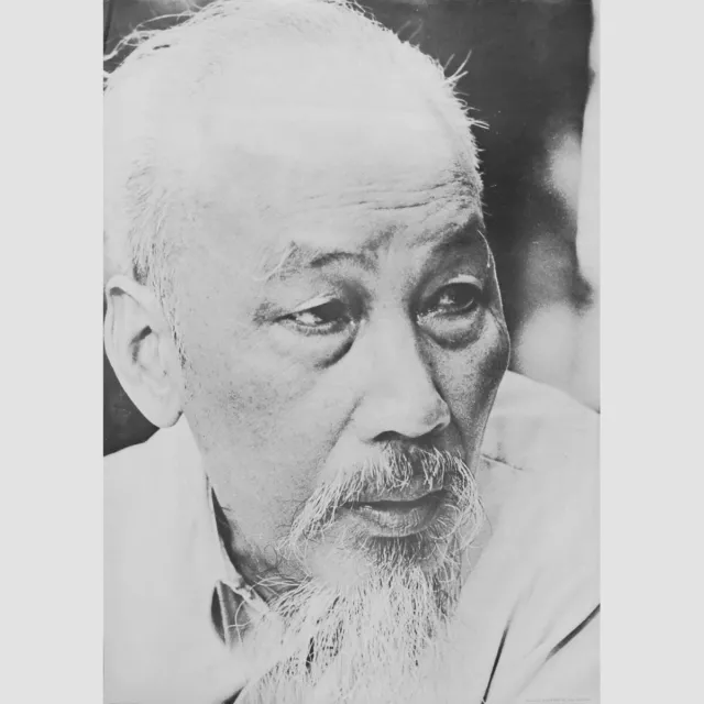 Ho Chi Minh Portrait. Plakat ohne Text, um 1970.