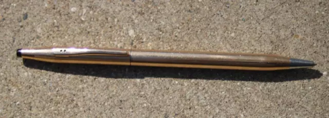 Vintage 1/20 14k GF A.T. Cross Ballpoint Pen Gold Filled