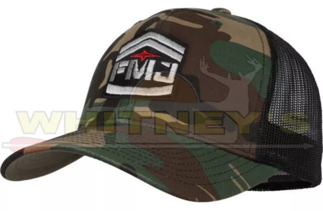 EASTON ARCHERY FULL Metal Jacket FMJ Woodland Camo Hat Snap Back