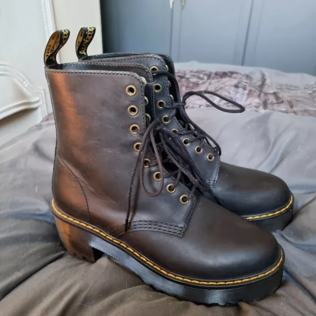 Dr martens shriver hi wyoming heeled ankle boots in black shop