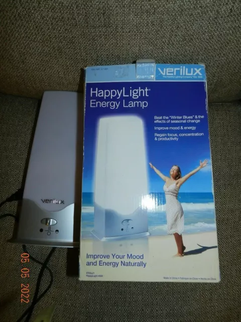 Lámpara de terapia de luz diurna de espectro natural Verilux VT03J1 Happy Light 4500