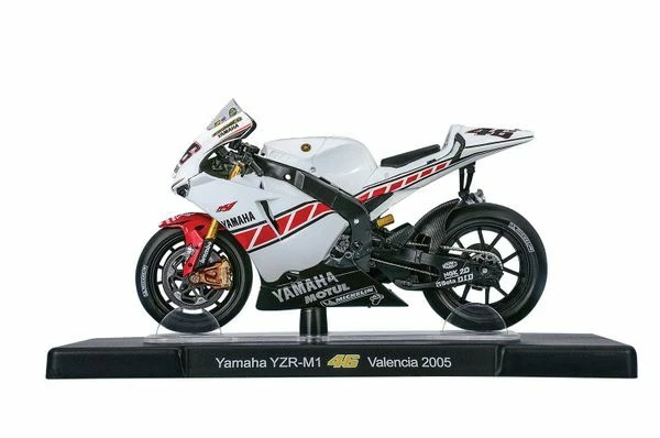 Moto 1/12 Yamaha YZR-M1 #46 Valentino Rossi - Valencia 2005 - Altaya - Neuf En Boîte