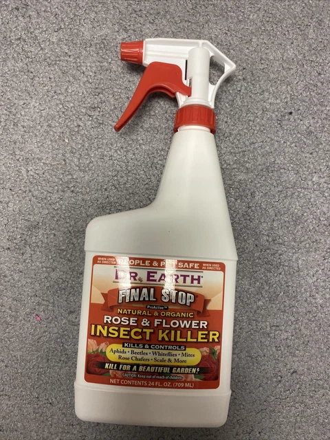 Dr. Earth Natural &  Organic Final Stop Rose & Flower Insect Killer RTU 24 Oz